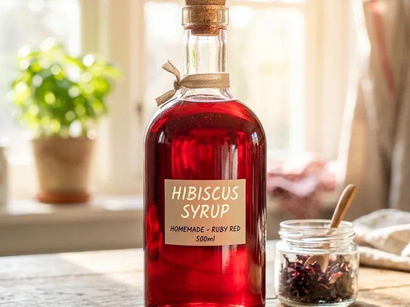 Hibiscus Syrup