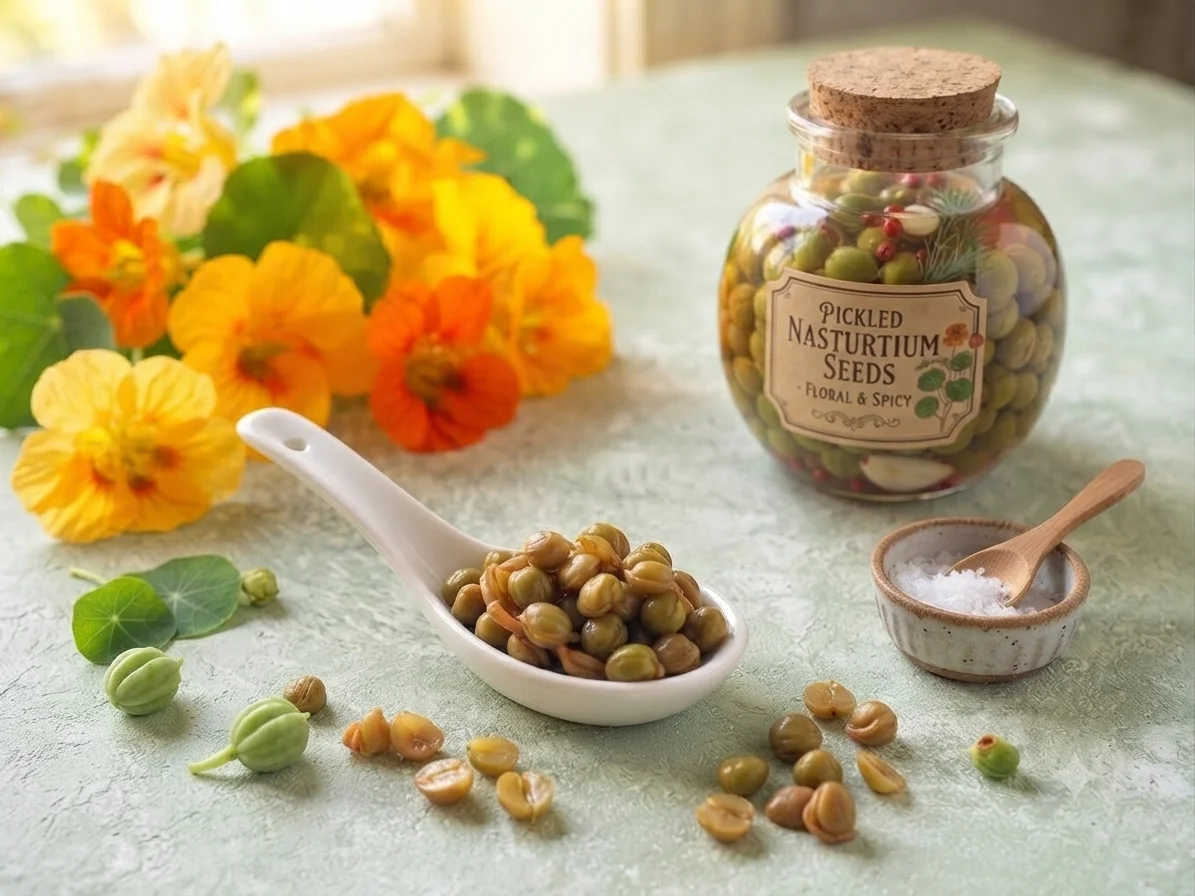 Pickled Nasturtium Seeds